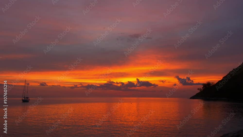 orange red sunset sky beach boat panorama 4k phuket thailand
orange red sunset sky beach boat panorama 4k phuket thailand
