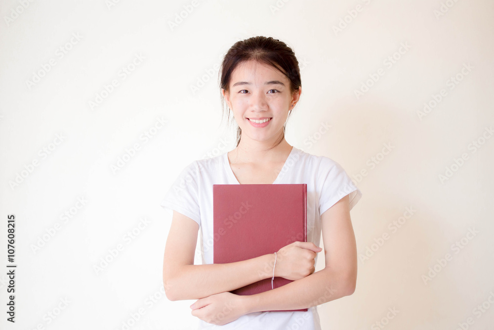 asia thai china student university beautiful girl read a book asia thai china student university beautiful girl read a book