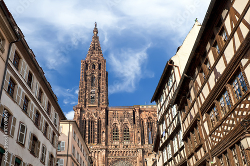 Strassburg, Blick auf die Cathedrale, Münster