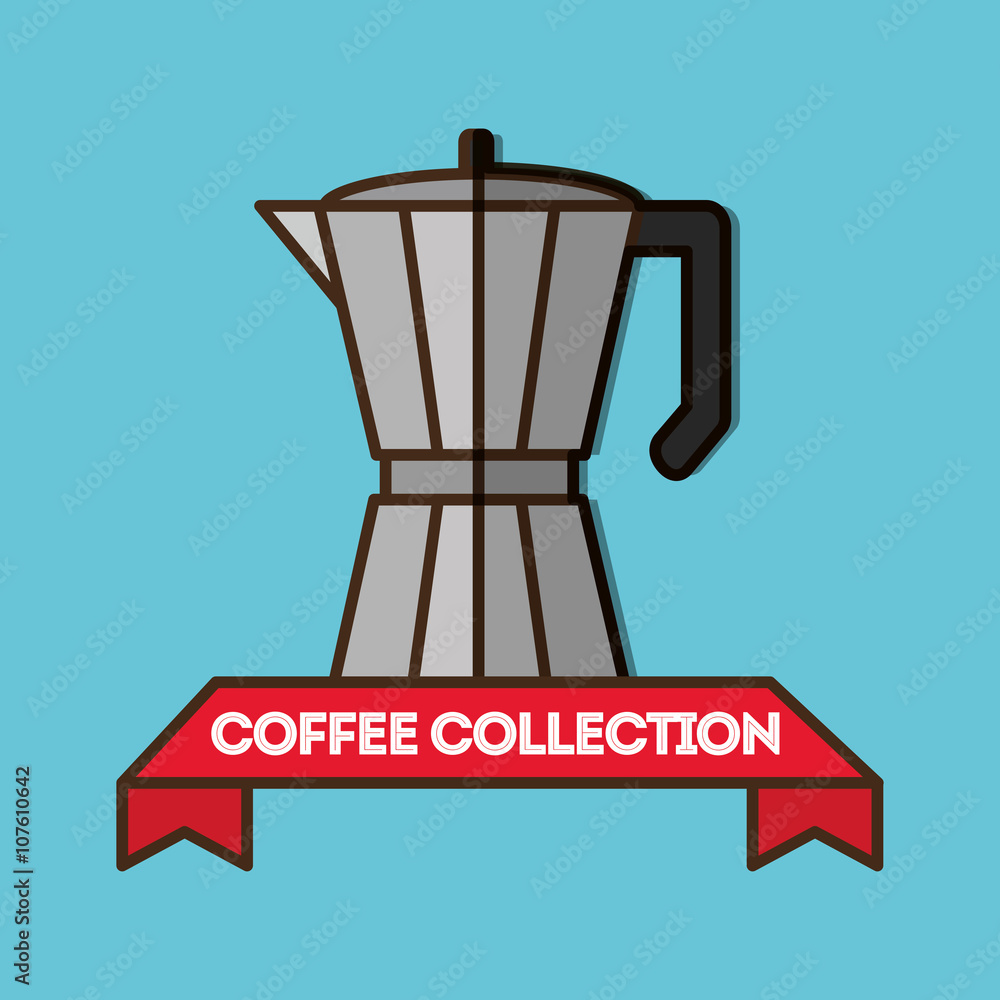 coffee kettle design , vector illustration coffee kettle design , vector illustration