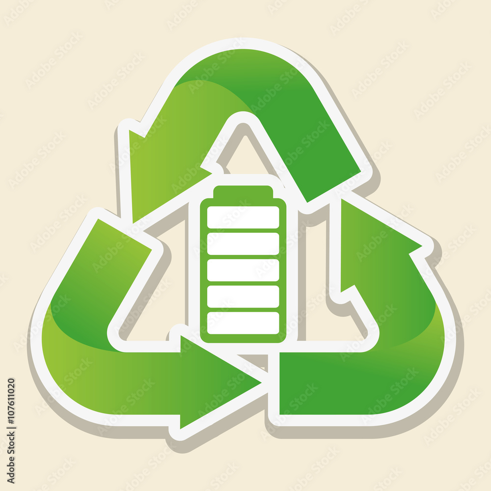 eco battery design , vector illustration eco battery design , vector illustration