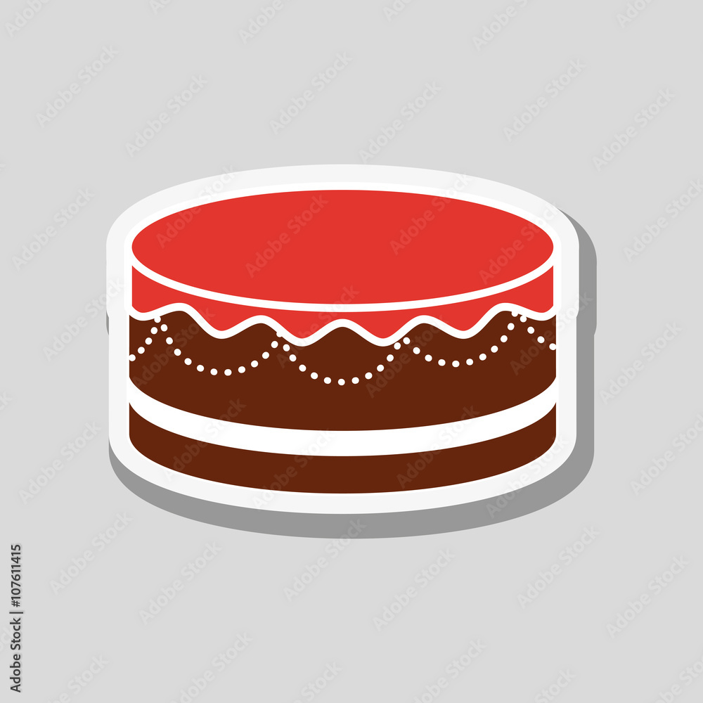 cake icon design , vector illustration cake icon design , vector illustration