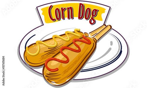 Corn Dog vector