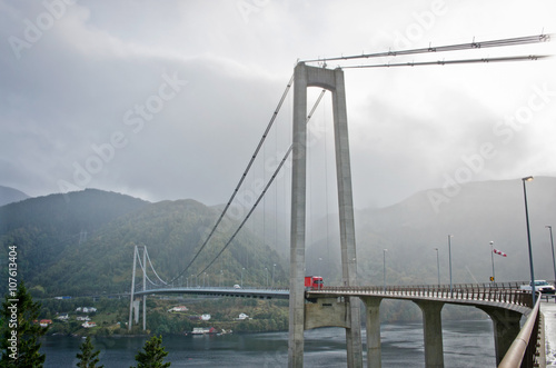 Osteroy Bridge in Norway photo