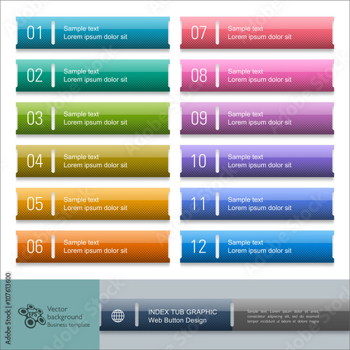 Web Button and Headline Design #Vector Graphics