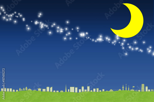 夜の町並み