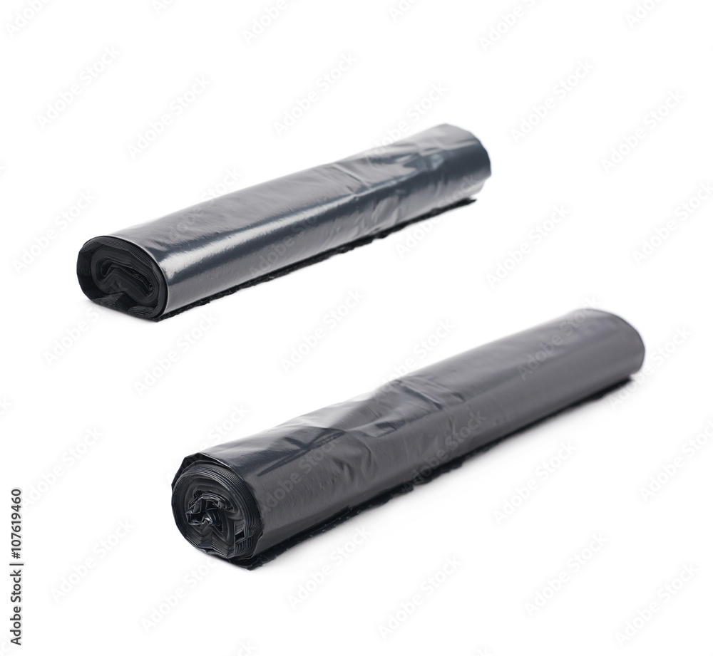 Roll of plastic garbage bags Roll of plastic garbage bags