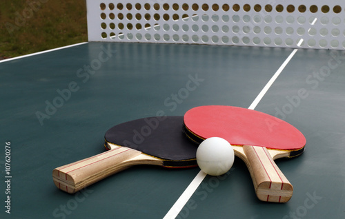 Raquette de tennis de table, ping-pong, balle