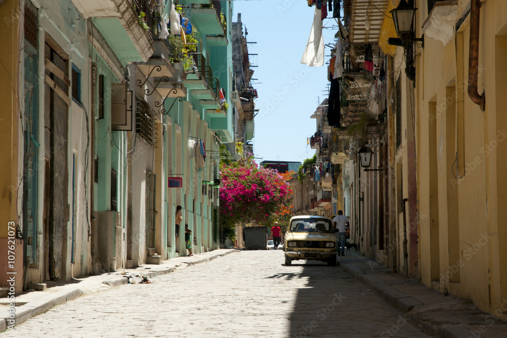 Narrow Street - Old Havana - Cuba