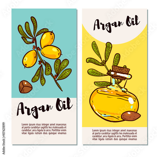 Set of eco flyers design layouts in natural colors.