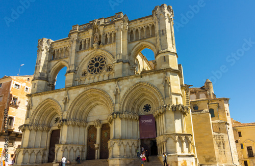 Famous Cathedral of Cuenca in Spain