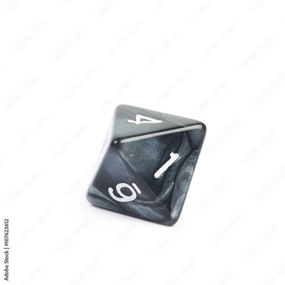 Roleplaying polyhedral dice isolated Roleplaying polyhedral dice isolated