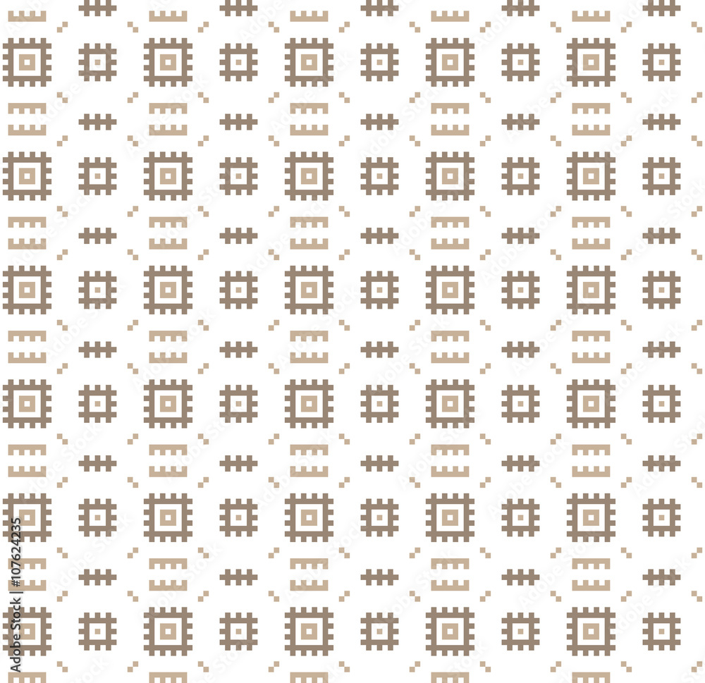 Seamless Geometric Pattern. Regular Tiled Ornament. Vector. Seamless Geometric Pattern. Regular Tiled Ornament. Vector.