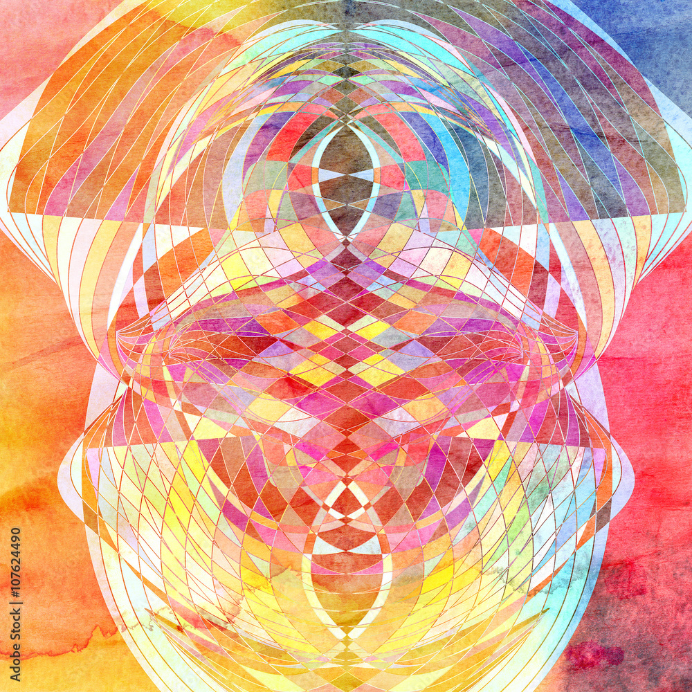 Fototapeta premium Abstract watercolor background