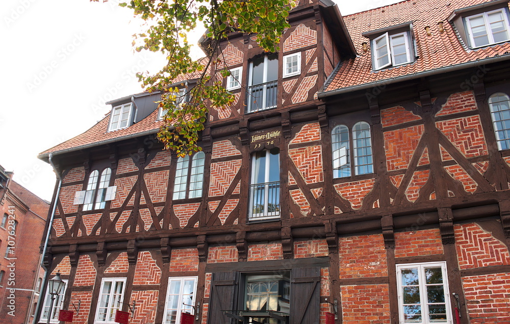 Fototapeta premium Fachwerkhaus-VI-Lueneburg 