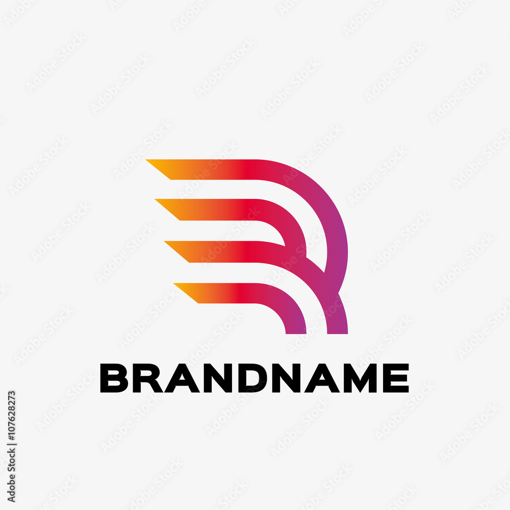 Abstract letter R logo. Abstract business logo design template. Logo template editable for your business. Abstract letter R logo. Abstract business logo design template. Logo template editable for your business.