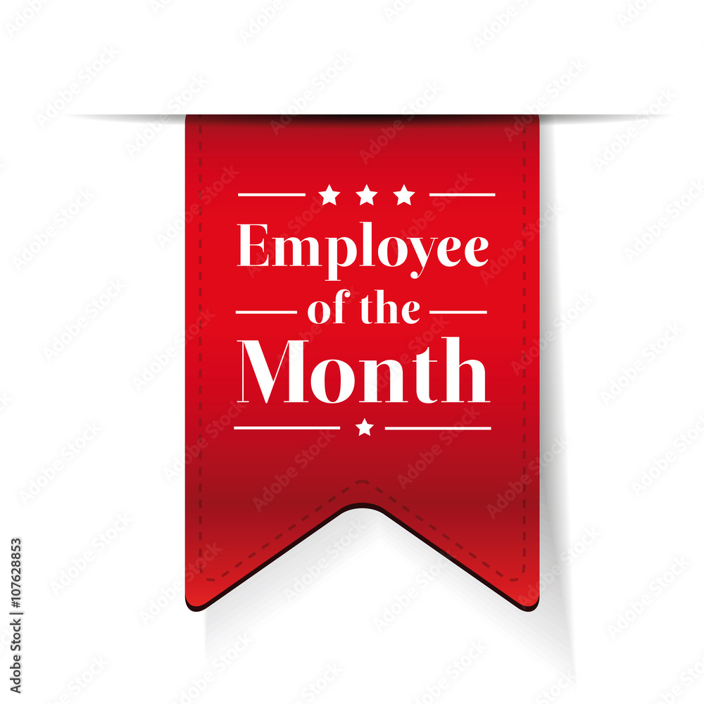 Employee of the Month award ribbon Employee of the Month award ribbon