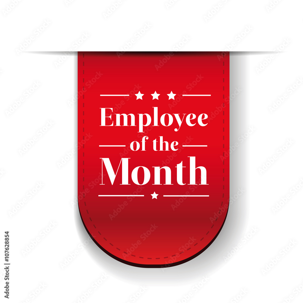 Employee of the Month award ribbon Employee of the Month award ribbon