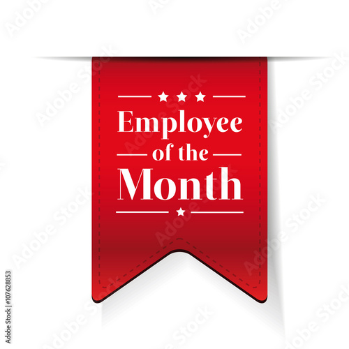 Employee of the Month award ribbon