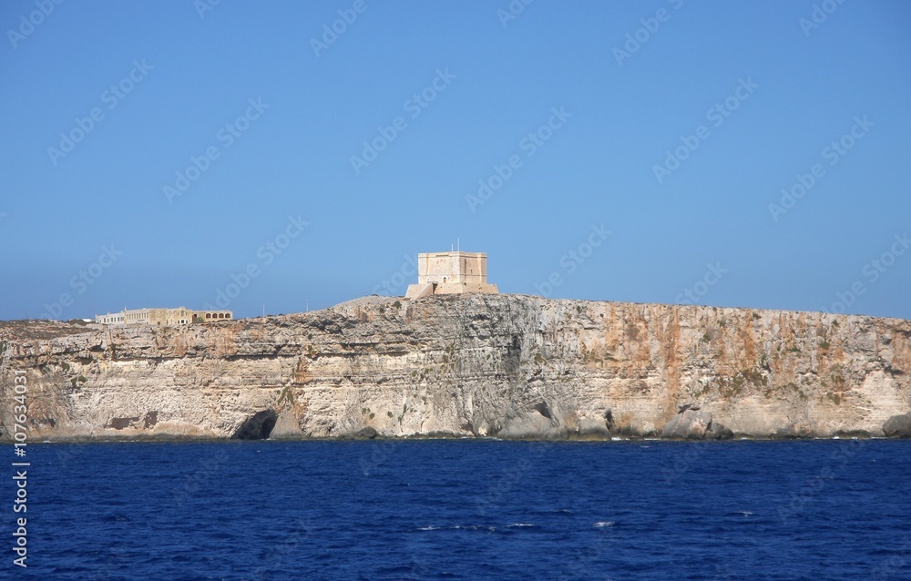 St. Mary's tower, Comino Island, Malta