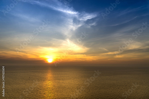 sunset time from view point seascape © bank215