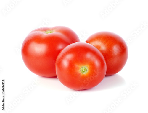 tomatoes isolated on white background