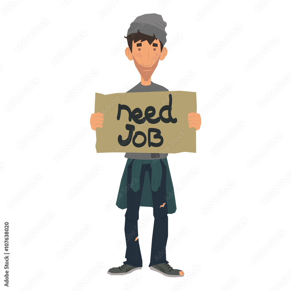 homeless. dirty, disheveled homeless in dirty clothes asking for help. vector homeless. dirty, disheveled homeless in dirty clothes asking for help. vector
