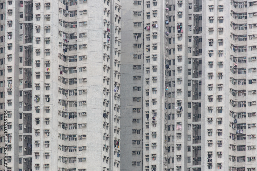 Crowded Hong Kong Housing