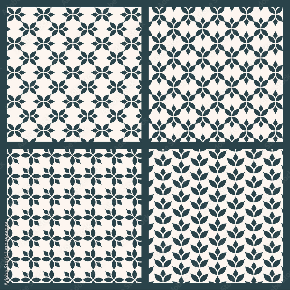 Leaves pattern background Leaves pattern background