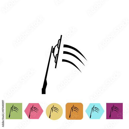 Car wiper icon
