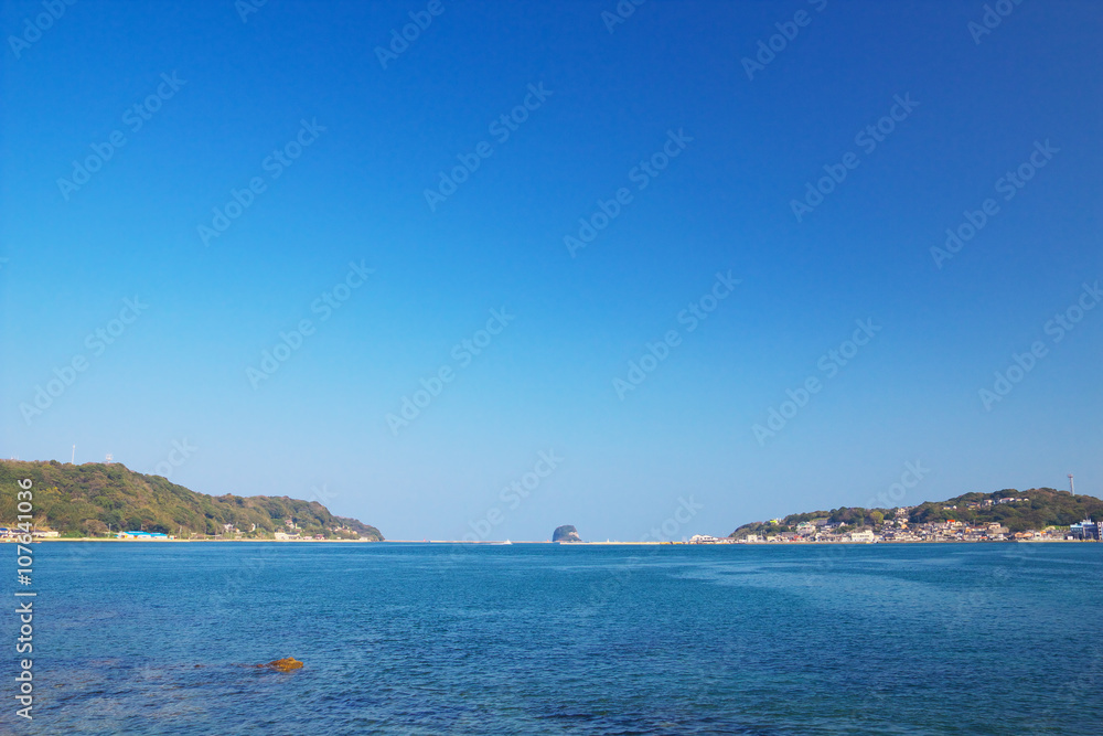 View of Yobuko with Kabe island, Karatsu City, Saga