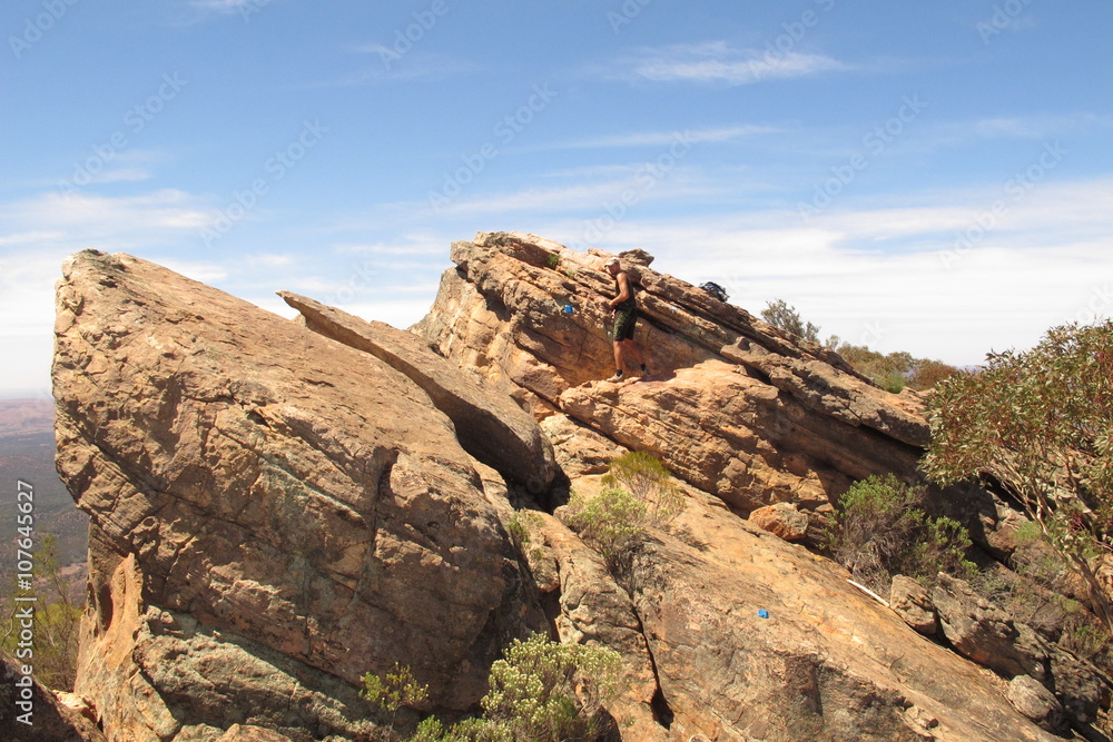 Fototapeta premium st mary peak, flinders ranges, south australia