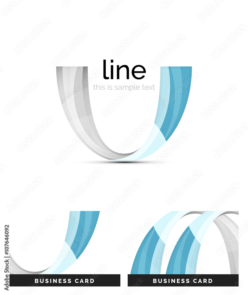 Swirl wavy ribbon, abstract concept Swirl wavy ribbon, abstract concept