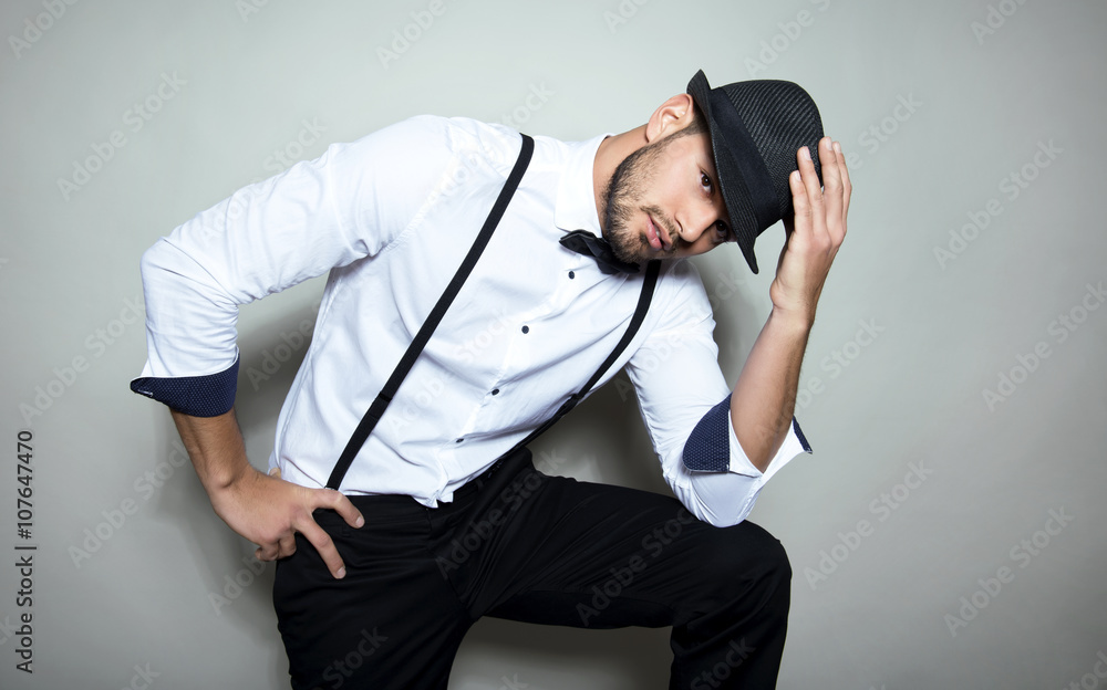 handsome young business man handsome young business man