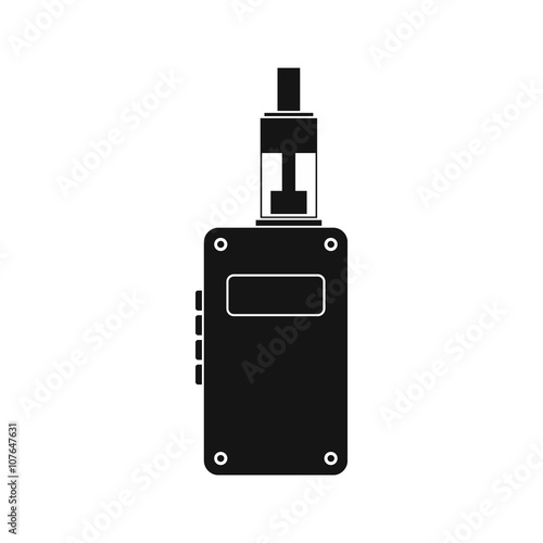 Vaping device icon, simple style