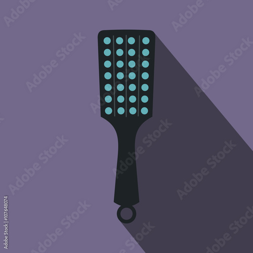 Paddle icon, flat style