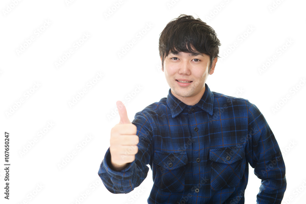笑顔の男性 笑顔の男性
