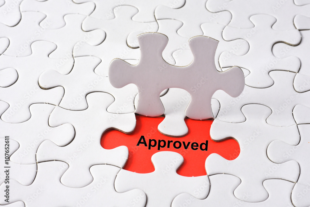 Approved concept on missing puzzle Approved concept on missing puzzle