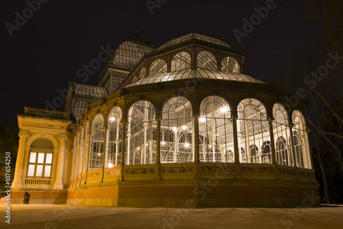 Crystal Palace (Palacio de cristal) in Retiro Park, Madrid