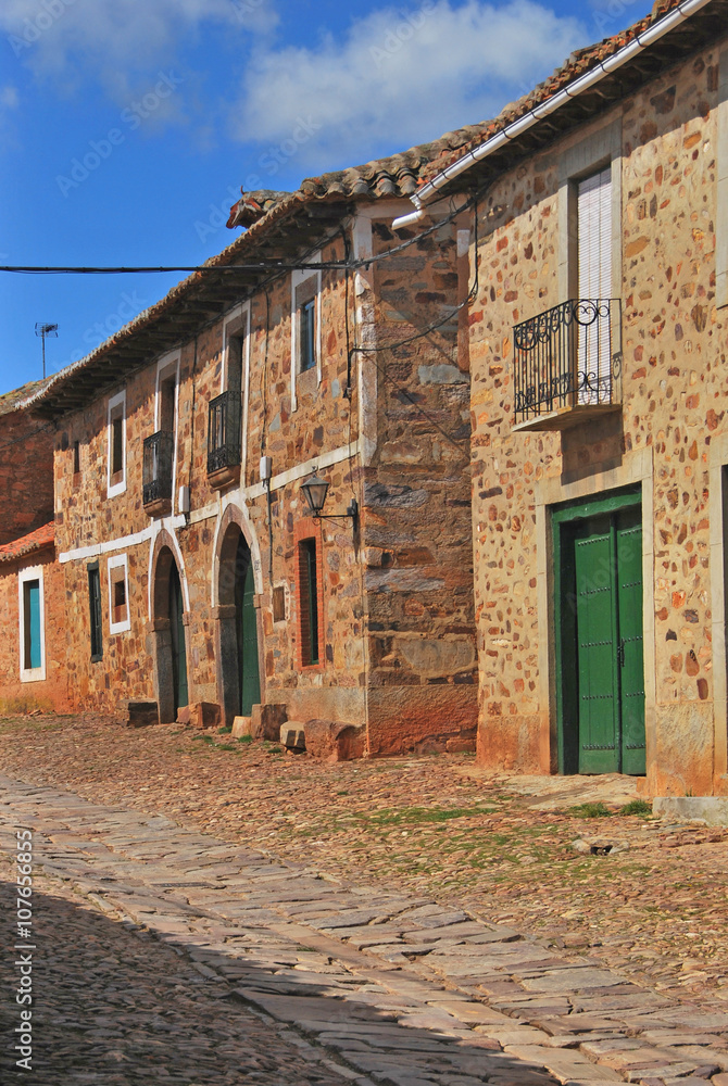 typical street in Castrillo de los Polvazares