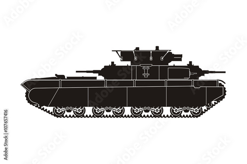 black armored car