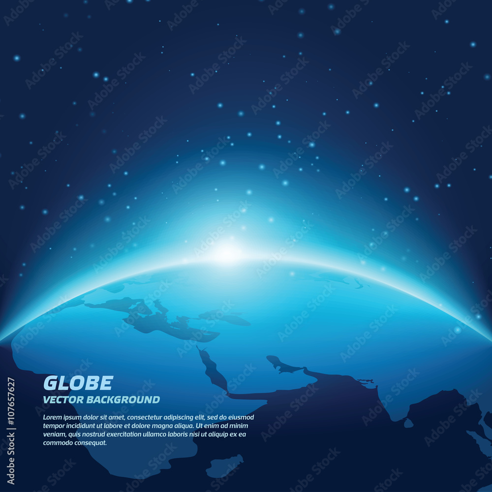 Vector illustration of globe earth. Vector illustration of globe earth.
