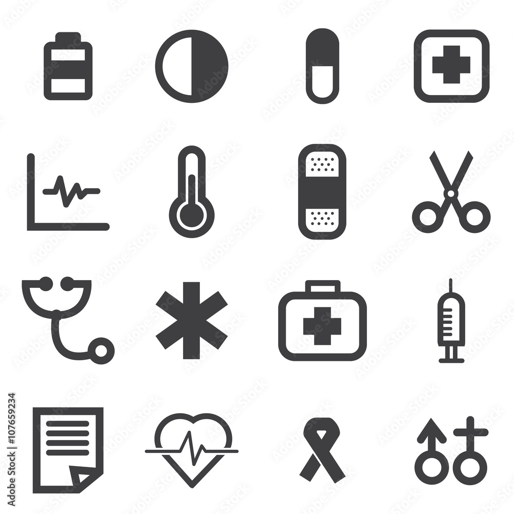 Medical icons set Medical icons set