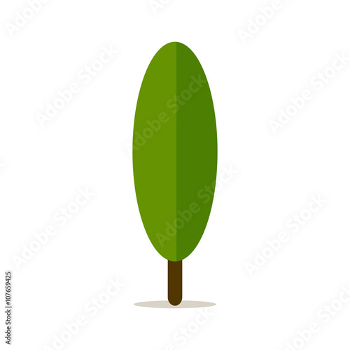 Vector Illustration of an Abstract Tree