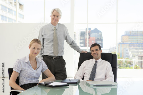 Portrait of a Board of business directors in the office