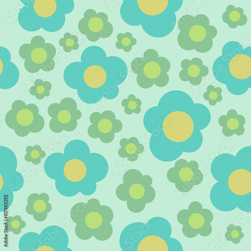 Vector seamless natural pattern