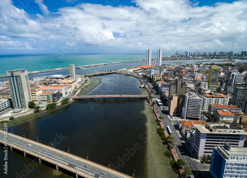 Aerial View of Recife, Pernambuco, Brazil