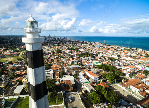 Aerial View of Lighthouse of Olinda, Brazil photo