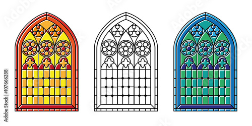 Stained glass windows