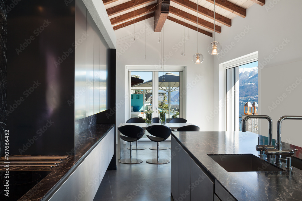 Interiors, modern kitchen Interiors, modern kitchen